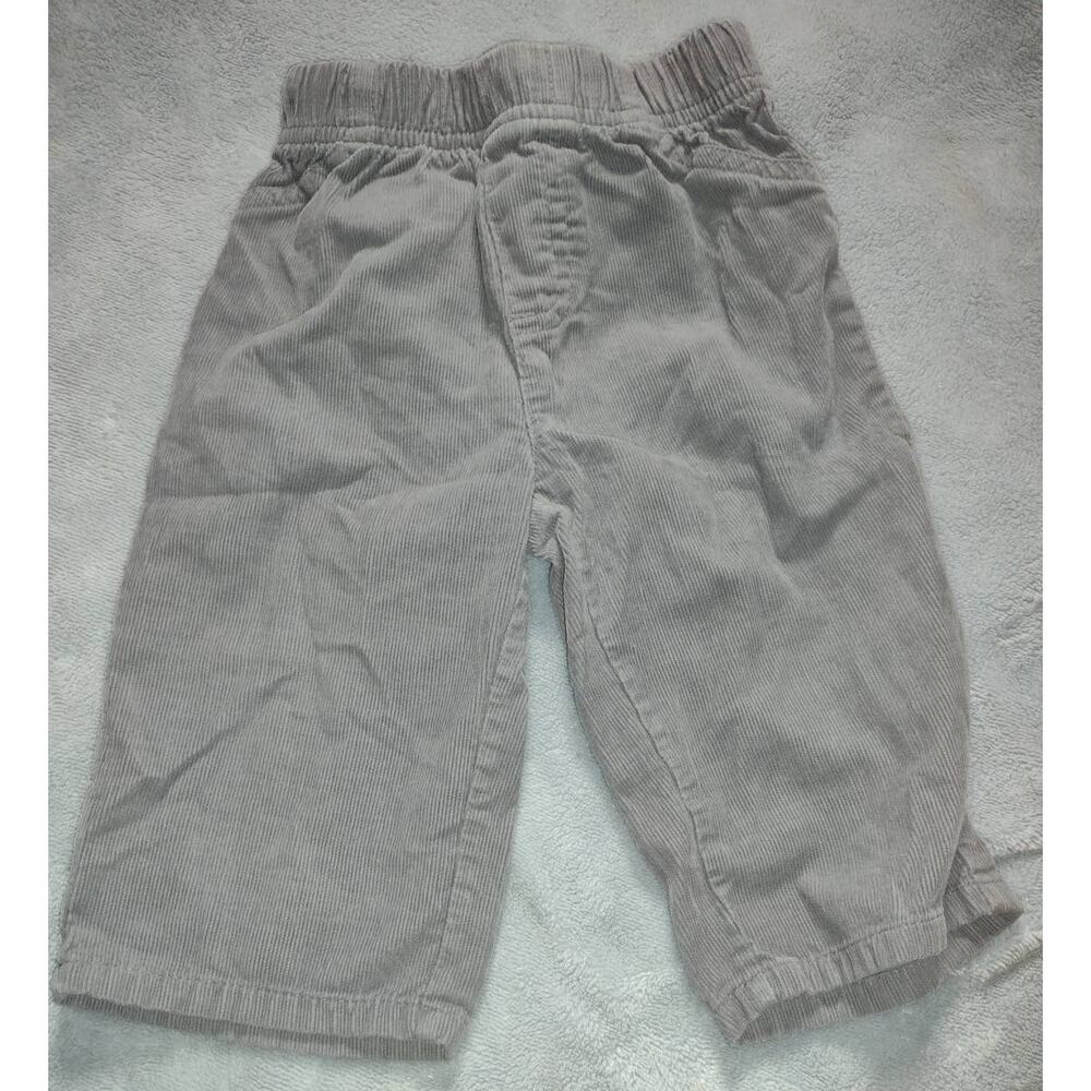 First Moments Boys Gray Corduroy Pants 9 Months